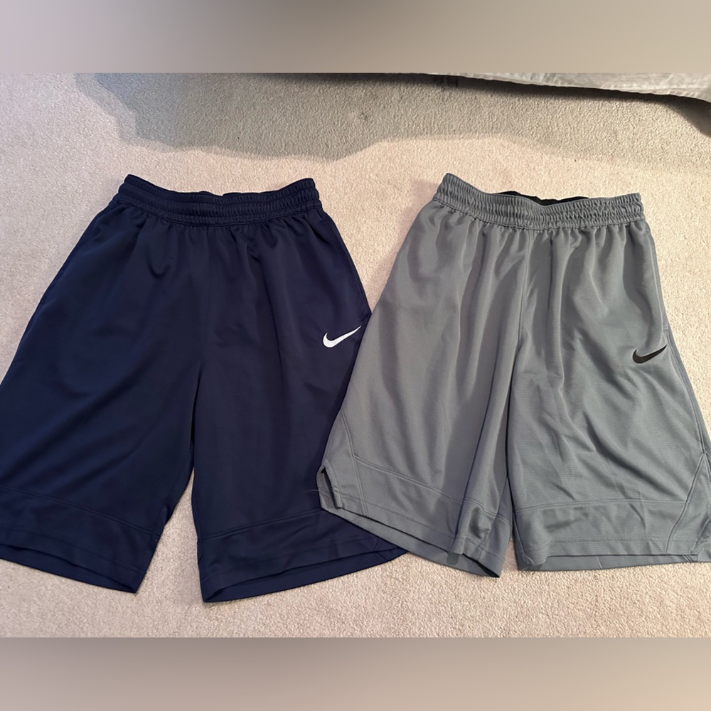 Nike Dri-FIT Dark Blue and Black Shorts